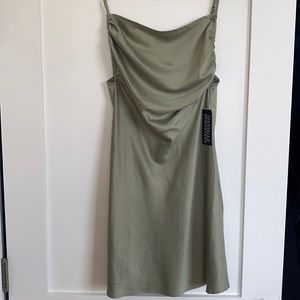 Danielle Bernstein NWT Slinky silk mini dress